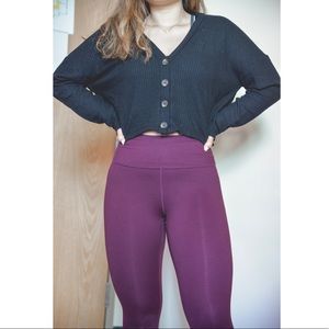 Black clown sweater button up